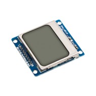 Shield LCD Nokia 5110 84x48 com retroilumina&ccedil;&atilde;o azul para Arduino