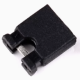 Shunt jumper curto 2,54 mm preto - Thumb - 1