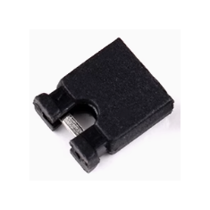 Shunt jumper curto 2,54 mm preto