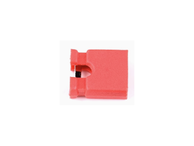 Shunt jumper 2,54 mm vermelho para pinos de placa de circuito - Imagem 1