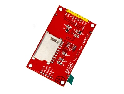 M&oacute;dulo LCD TFT colorido 2,2 polegadas 240x320 com interface serial SPI compat&iacute;vel com 5110 - Imagem 6