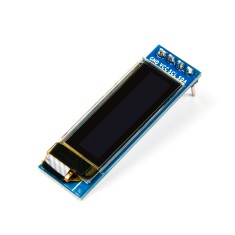 M&oacute;dulo Display OLED/LCD azul 0,91 polegada 128x32 I2C/IIC serial para Arduino com GND VCC