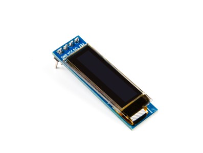 M&oacute;dulo Display OLED/LCD azul 0,91 polegada 128x32 I2C/IIC serial para Arduino com GND VCC - Imagem 5