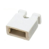 Conector jumper (shunt) padr&atilde;o 2,54 mm branco