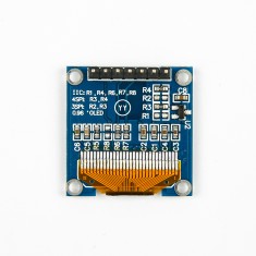 M&oacute;dulo OLED SPI 0,96" azul 7 pinos com pino CS, GND e VCC para Arduino