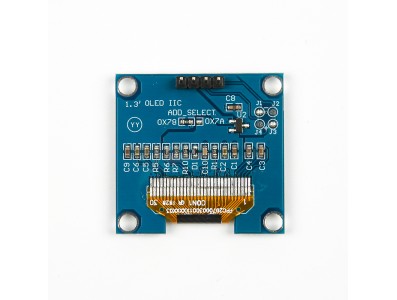 M&oacute;dulo OLED 1,3" Azul I2C/IIC 4 pinos (VCC GND) - Imagem 1