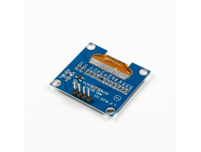 M&oacute;dulo OLED/LCD branco 1,3" I2C (IIC) 4 pinos GND VCC para Arduino - Imagem 2