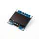 M&oacute;dulo OLED/LCD branco 1,3" I2C (IIC) 4 pinos GND VCC para Arduino - Thumb - 5