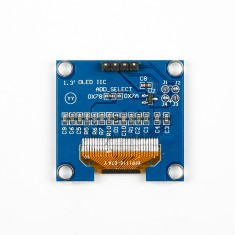M&oacute;dulo OLED/LCD branco 1,3" I2C (IIC) 4 pinos GND VCC para Arduino