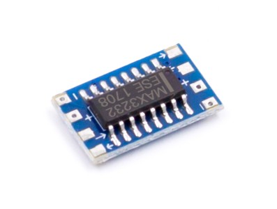 M&oacute;dulo conversor serial mini RS232 para TTL MAX3232, placa adaptadora - Imagem 2