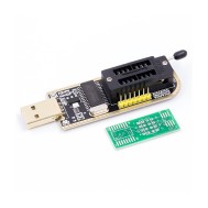 Programador USB CH341A EEPROM s&eacute;rie 24/25 Flash BIOS com software e driver
