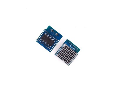 Shield Matriz de LEDs V1.0.0 para WEMOS D1 Mini, M&oacute;dulo Matriz 8x8 com LEDs vermelhos - Imagem 2