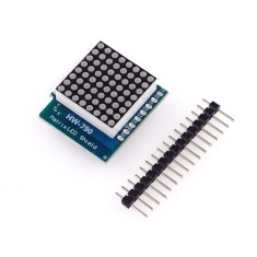 Shield Matriz de LEDs V1.0.0 para WEMOS D1 Mini, M&oacute;dulo Matriz 8x8 com LEDs vermelhos