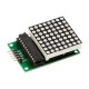 M&oacute;dulo de matriz de LEDs MAX7219 com cabo (vermelho) - Thumb - 2