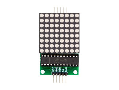 M&oacute;dulo de matriz de LEDs MAX7219 com cabo (vermelho) - Imagem 3