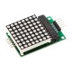 M&oacute;dulo de matriz de LEDs MAX7219 com cabo (vermelho) - Thumb - 4