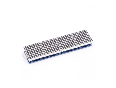 M&oacute;dulo Matriz de Pontos 4 em 1 MAX7219 para Arduino, luz vermelha - Imagem 4