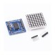 M&oacute;dulo MAX7219 Matriz de Pontos Vermelho Kit Microcontrolador DIY para Arduino - Thumb - 2