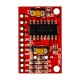 Mini amplificador digital de pot&ecirc;ncia 3W canal duplo PAM8403 vermelho - Thumb - 1