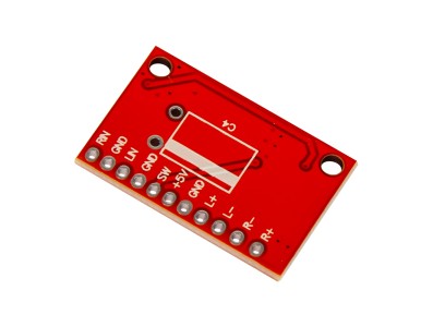Mini amplificador digital de pot&ecirc;ncia 3W canal duplo PAM8403 vermelho - Imagem 6