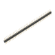 Conector header 1x40 pinos 2,54 mm reto, pinos redondos com banho de ouro de alta qualidade, acess&oacute;rio Arduino - Thumb - 1