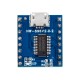 M&oacute;dulo de Voz JQ6500 MP3, controle MCU via porta serial, transmiss&atilde;o ponto a ponto, controle 5 vias, CI de m&uacute;sica 16Mbit - Thumb - 2