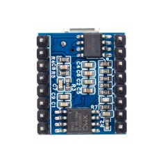 M&oacute;dulo de Voz JQ6500 MP3, controle MCU via porta serial, transmiss&atilde;o ponto a ponto, controle 5 vias, CI de m&uacute;sica 16Mbit