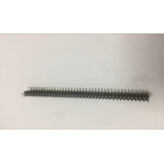 Pin header curvado 2x40 pinos 2,54 mm destac&aacute;vel