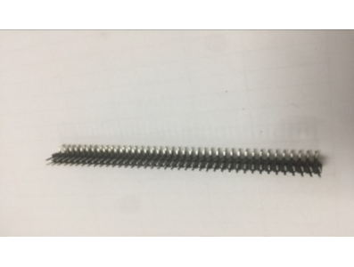 Pin header curvado 2x40 pinos 2,54 mm destac&aacute;vel - Imagem 1