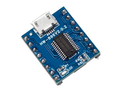 M&oacute;dulo de Voz JQ6500 MP3, controle MCU via porta serial, transmiss&atilde;o ponto a ponto, controle 5 vias, CI de m&uacute;sica 16Mbit - Imagem 3