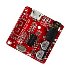 Placa decodificadora MP3 VHM-314 vermelha Bluetooth 5.0