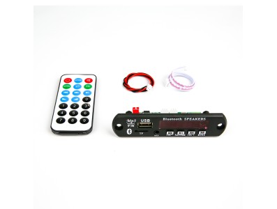 Placa decodificadora MP3 Bluetooth com slot para cart&atilde;o SD, USB, r&aacute;dio FM e decodifica&ccedil;&atilde;o por controle remoto - Imagem 5