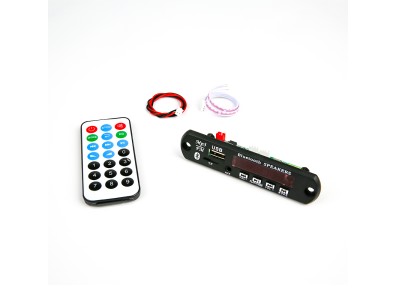 Placa decodificadora MP3 Bluetooth com slot para cart&atilde;o SD, USB, r&aacute;dio FM e decodifica&ccedil;&atilde;o por controle remoto - Imagem 6