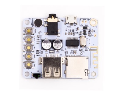 Placa receptora de &aacute;udio Bluetooth com decodificador MP3, &aacute;udio sem perdas e bateria - Imagem 1