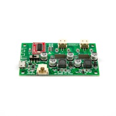 Placa amplificadora est&eacute;reo Bluetooth 2x6W DC 5V/3,7V com conex&atilde;o para bateria de l&iacute;tio