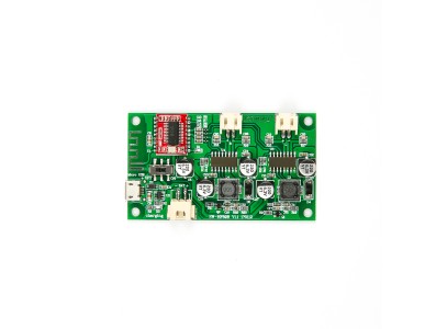 Placa amplificadora est&eacute;reo Bluetooth 2x6W DC 5V/3,7V com conex&atilde;o para bateria de l&iacute;tio - Imagem 3