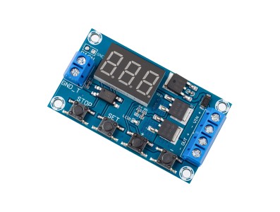 Placa temporizadora com circuito de retardo e duplo MOSFET 12/24V, substitui m&oacute;dulo rel&eacute; - Imagem 4
