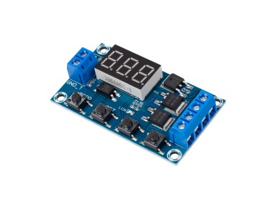 Placa temporizadora com circuito de retardo e duplo MOSFET 12/24V, substitui m&oacute;dulo rel&eacute; - Imagem 5