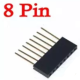 Conector header empilh&aacute;vel f&ecirc;mea 8 pinos 11 mm para Arduino - Thumb - 1
