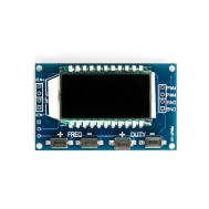 M&oacute;dulo XY-LPWM gerador de sinal PWM com display LCD, ajuste de frequ&ecirc;ncia 1 Hz a 150 kHz e ajuste de ciclo de trabalho, alimenta