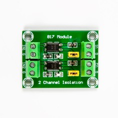 M&oacute;dulo optoacoplador PC817 2 canais para isolamento
