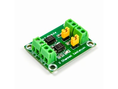 M&oacute;dulo optoacoplador PC817 2 canais para isolamento - Imagem 3