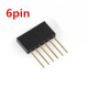 Conector header empilh&aacute;vel 6 pinos f&ecirc;mea 11 mm de altura - Thumb - 1