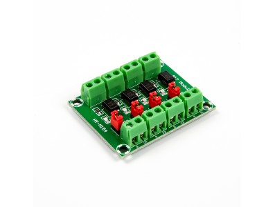 M&oacute;dulo de isolamento por acoplador &oacute;ptico PC817 4 canais - Imagem 3
