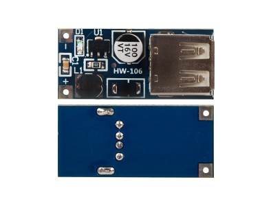 M&oacute;dulo step-up DC-DC 0,9 V a 5 V para USB 5 V 600 mA - Imagem 2