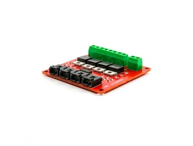 M&oacute;dulo de Pot&ecirc;ncia e Isolamento IRF540 4 Canais, Bloco Eletr&ocirc;nico com Chave MOSFET - Imagem 6