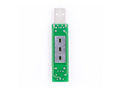 Resistor de descarga USB mini 2A/1A com interruptor, LED verde 1A e LED vermelho 2A - Imagem 1