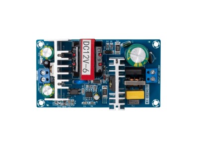 M&oacute;dulo Fonte AC-DC 12V 6A 70W, Placa de Fonte Chaveada - Imagem 1