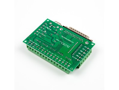 Placa breakout adaptadora de interface CNC 5 eixos para driver de motor de passo Mach3, controlador Mach3 com acoplamento &oacute;ptico - Imagem 3