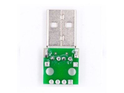 Placa adaptadora USB macho para DIP 2,54 mm, 4 pinos - Imagem 1